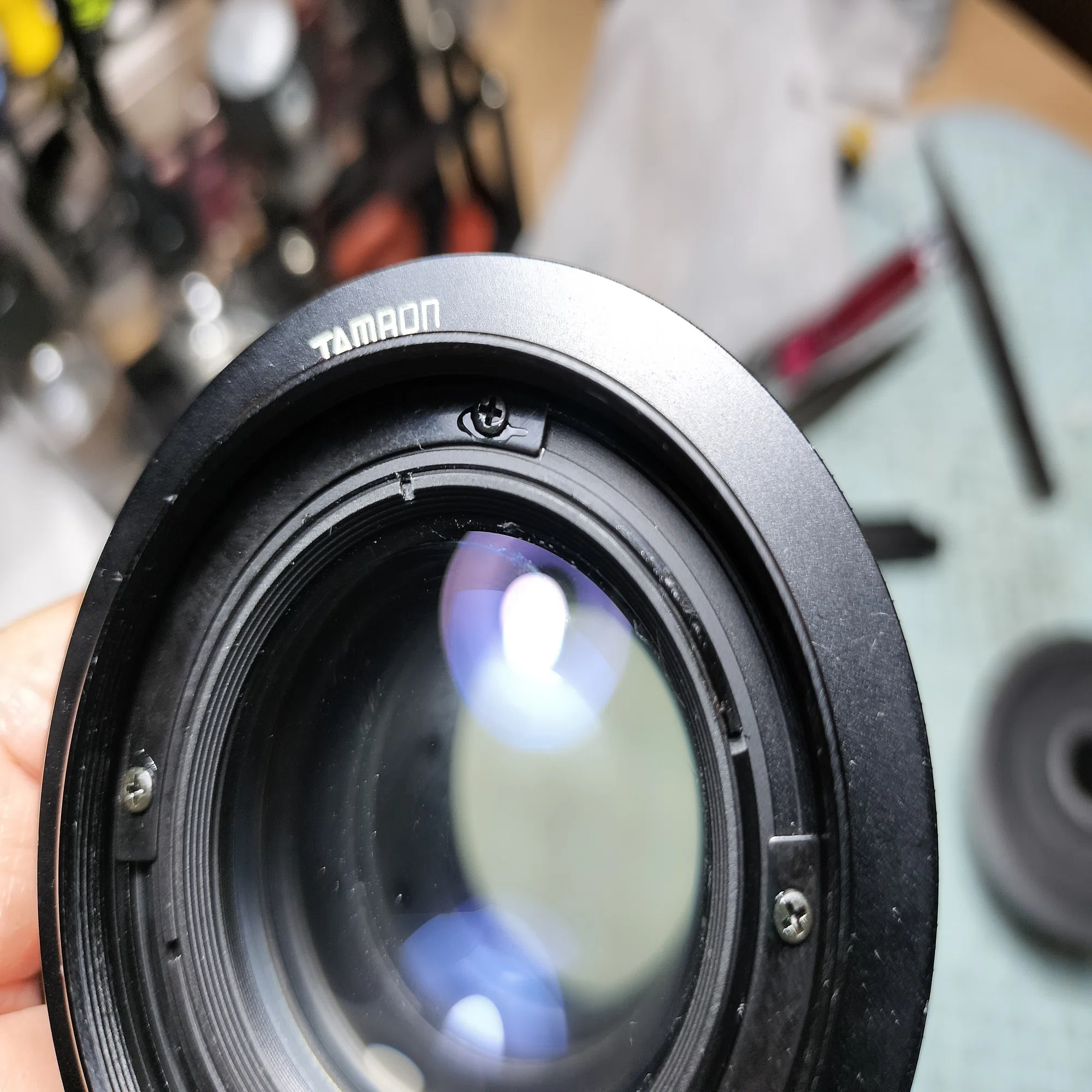 Tamron SP 90mm F/2.5 マクロの分解｜フィルムカメラ修理のアクアカメラ