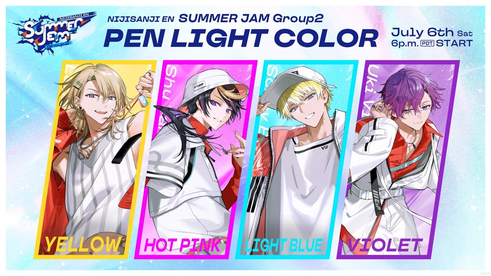 爆買い！ JAM SUMMER EN NIJISANJI - 2｜aya_no Group ピンズ・ピンバッジ・缶バッジ