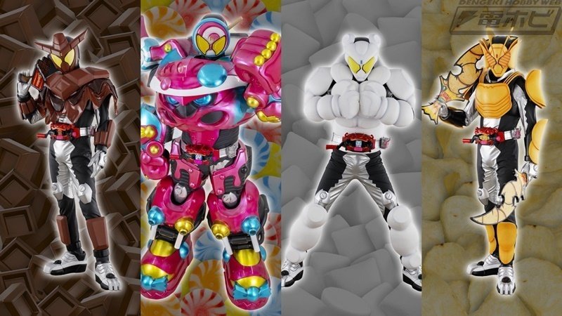 15年前の仮面ライダーゴ−ンジャ−、ma．お菓子付録カ-ドなど