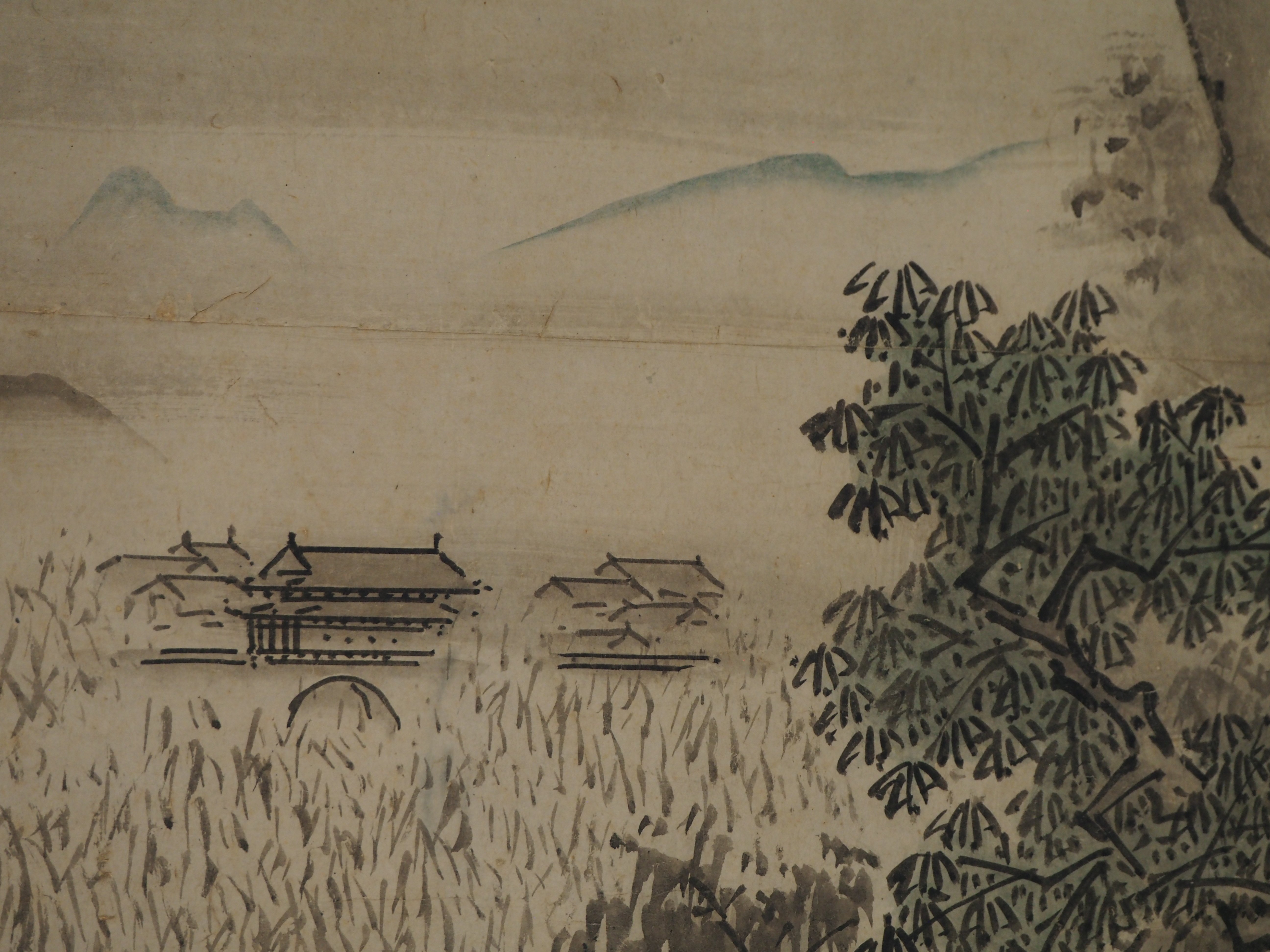 ◆『周文 山水図』掛軸◆検）雪舟 長谷川等伯 明兆 狩野永徳 狩野探幽 千利休 真作】◇『雪舟 肖像図』◇検）長谷川等伯 狩野永徳 狩野探幽