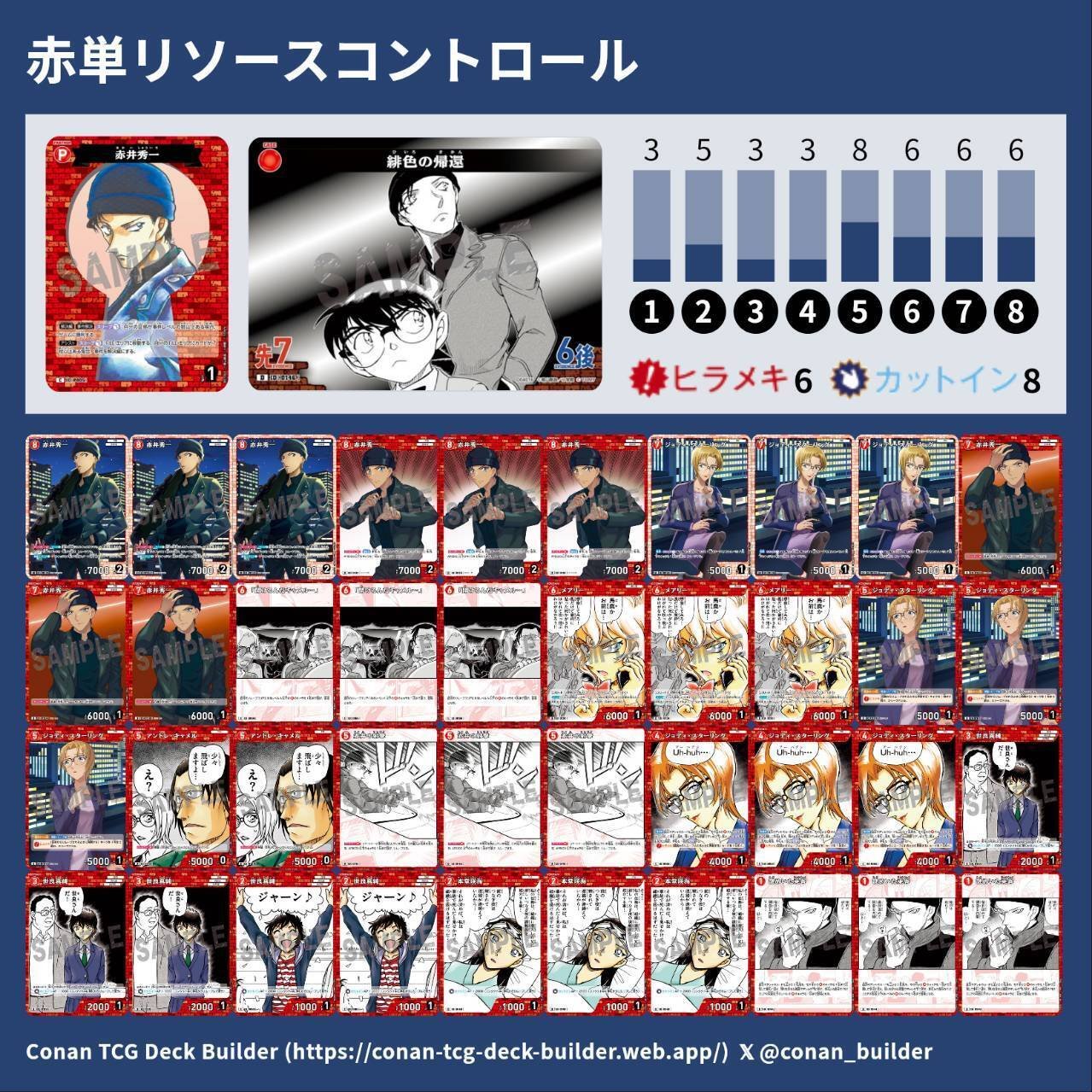 青単デッキ（新蘭） | 名探偵コナンTCGカードルール相談コミュニティ