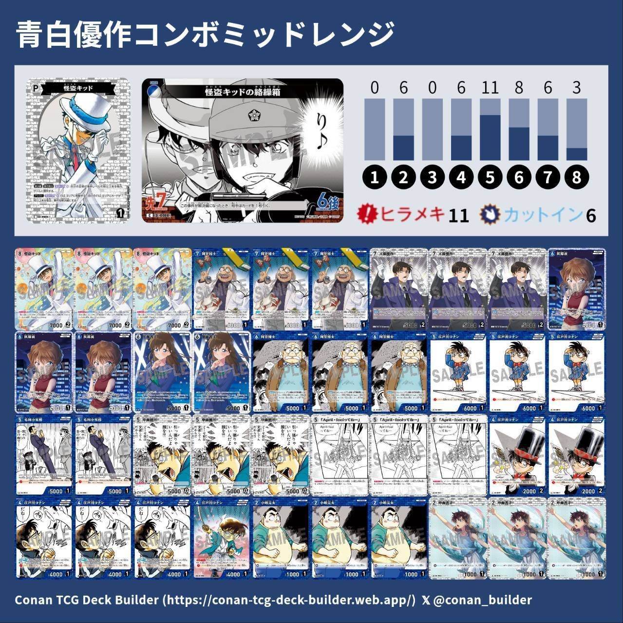 全文無料]青白コナン軸除去コントロールデッキ｜とっきー