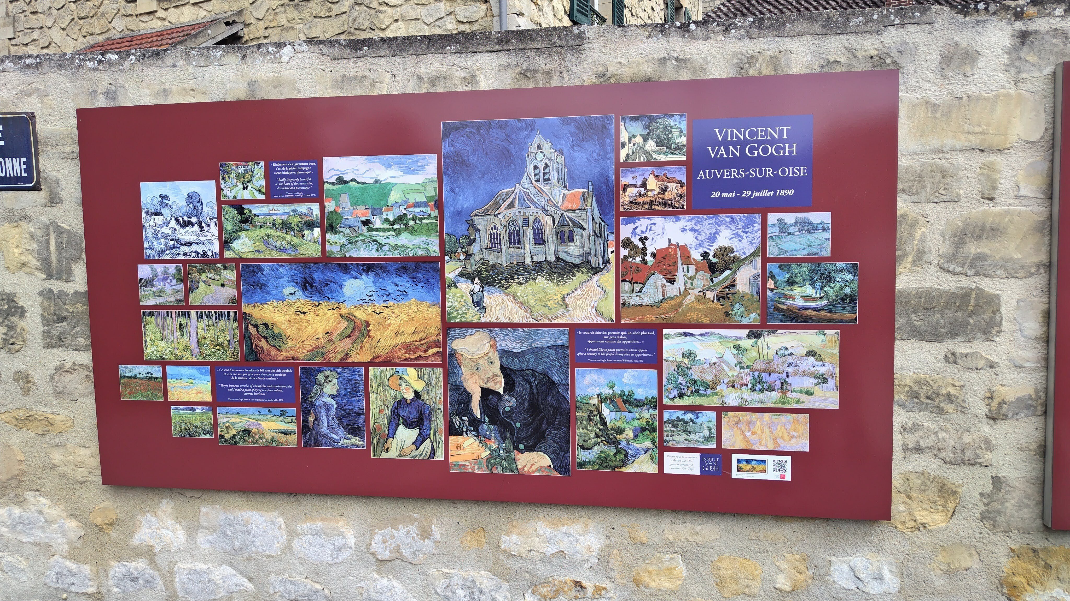 パリ郊外シュブルーズ』油彩画 フランスの小さな街さんぽ1 パリ近郊の緑