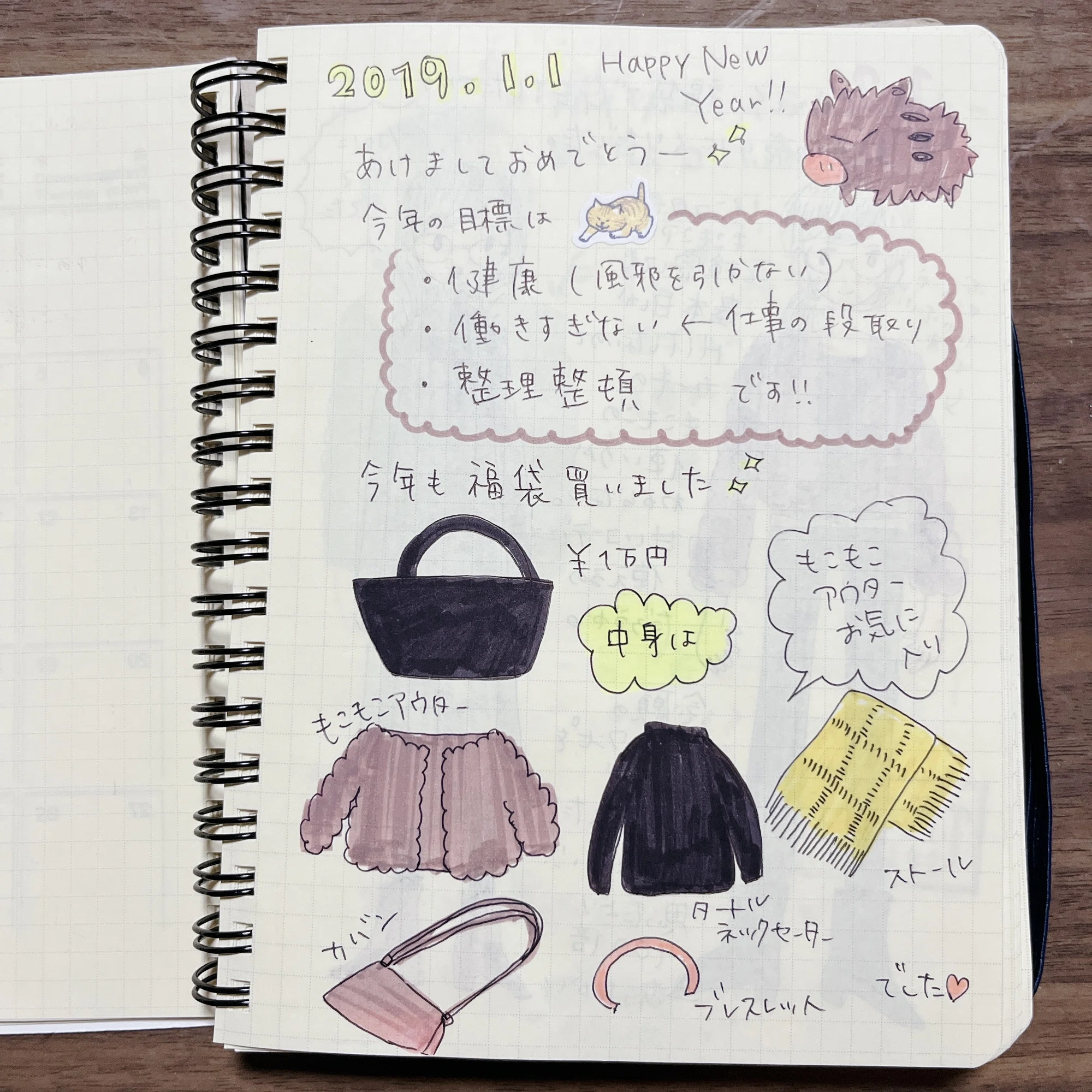 5年くらい前の手帳を見る｜am