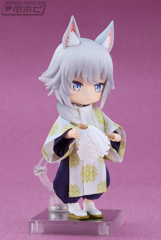 ねんどろいどどーる」に新しいオリジナルキャラクター「狸の巫女
