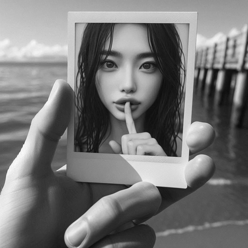 水彩画　想い出はモノクローム 君は天然色｣ AIアートの実験 想い出はモノクローム色を点けて