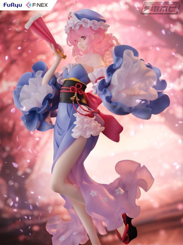 東方Project 西行寺幽々子 illustration by ideolo 特製背景パネル付き 1/6 完成品フィギュア 西行寺幽々子 illustration by ideolo 1/6スケールフィギュア