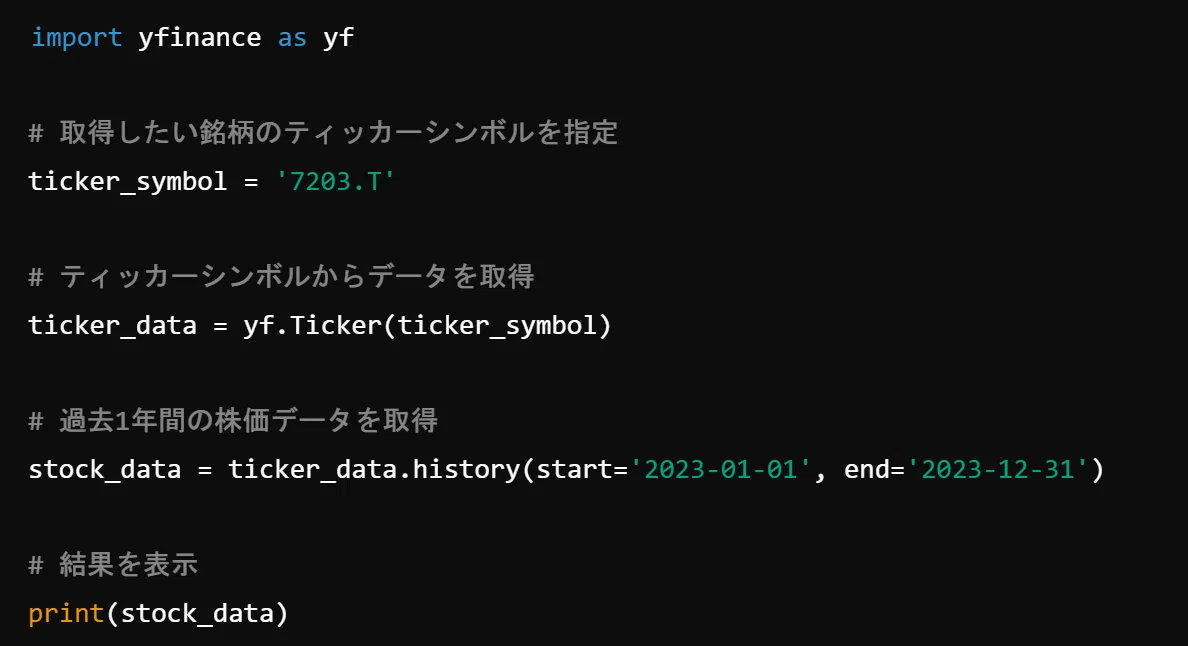 How to get Toyota Motor Corporation stock price data with Python｜経営デザイン ...