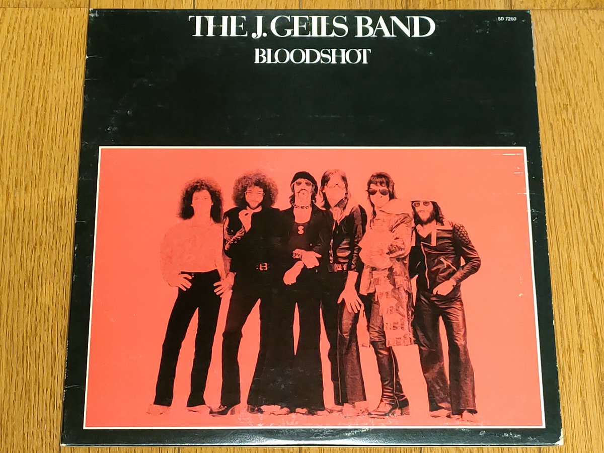 Bloodshot】(1973) J. Geils Band アトランティック期最大のヒット作品  