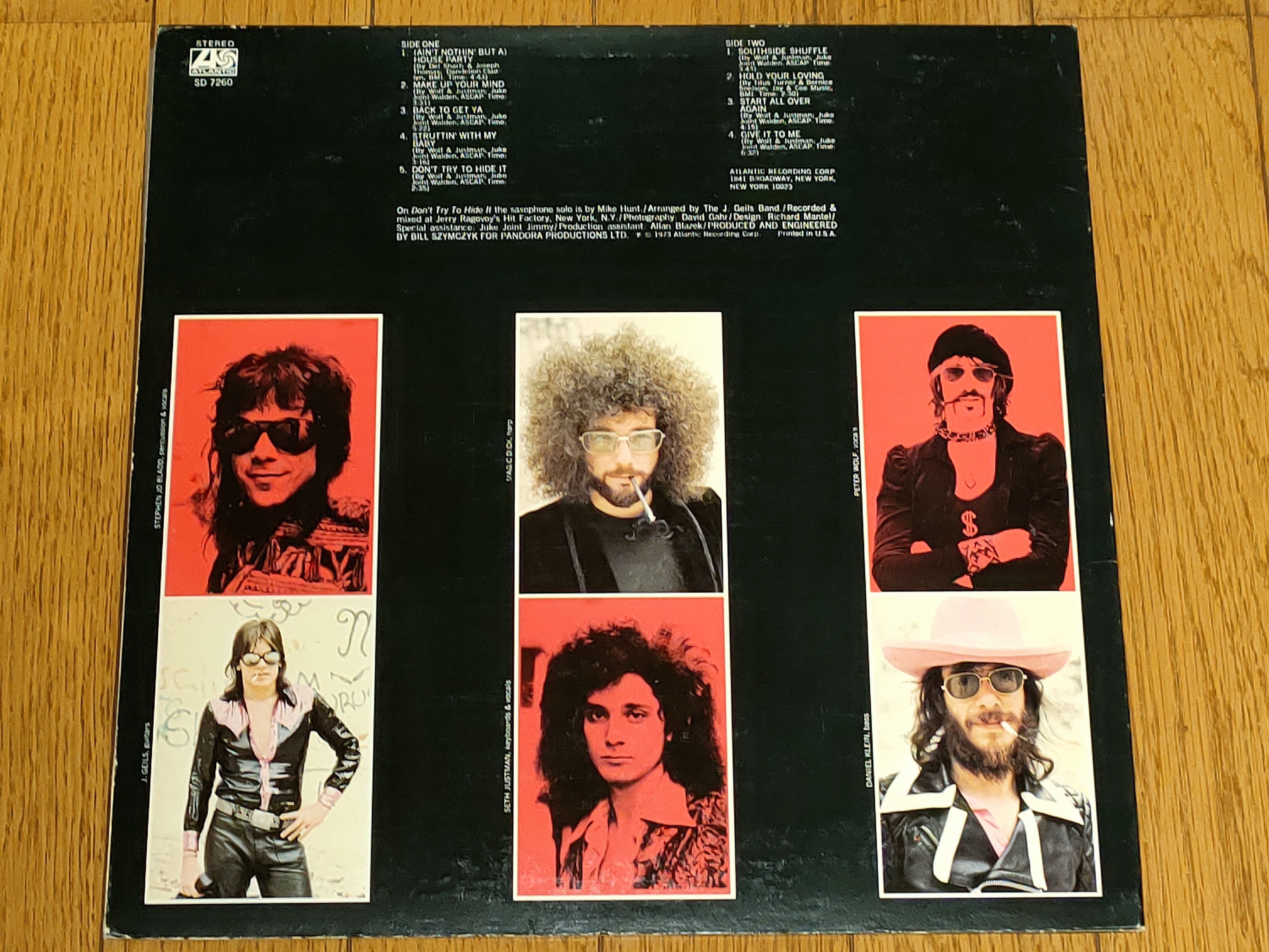 J.Geils Band Bloodshot J.ガイルズ バンド Promo