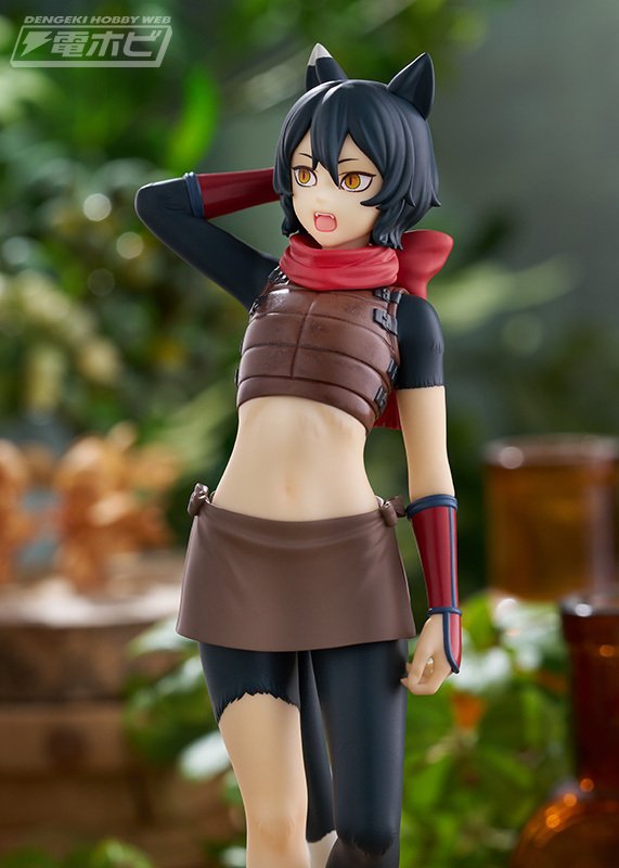 TVアニメ『ダンジョン飯』より、猫耳と尻尾を持つ獣人の少女・イヅツミ