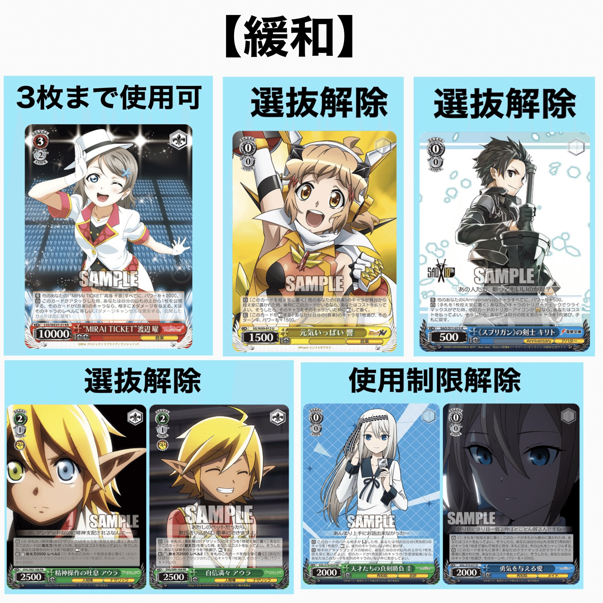 WS制限改定感想｜イチ@キズナ杯