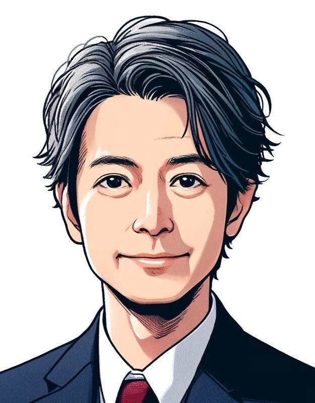 ChatGPTで似顔絵作成|荒尾 康宏 ChatGPTで似顔絵作成|荒尾 康宏