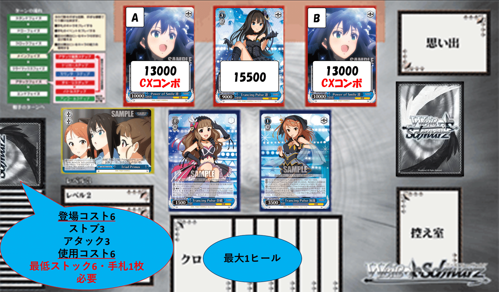 ヴァイスシュヴァルツ デレマス TP デッキ ヴァイスシュヴァルツ