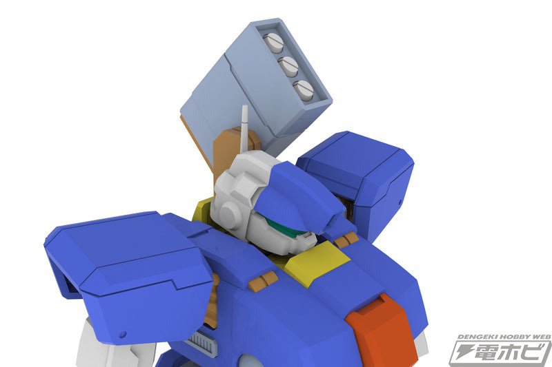 ウルフファング空牙2001』蒼龍が5inch Mechanismでプラモデル化！背中