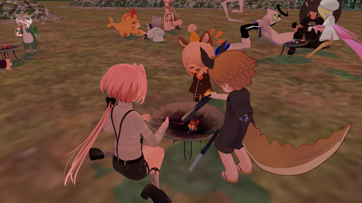 第32回Virtual Camp Night in VRChat｜お茶@VirtualCampers