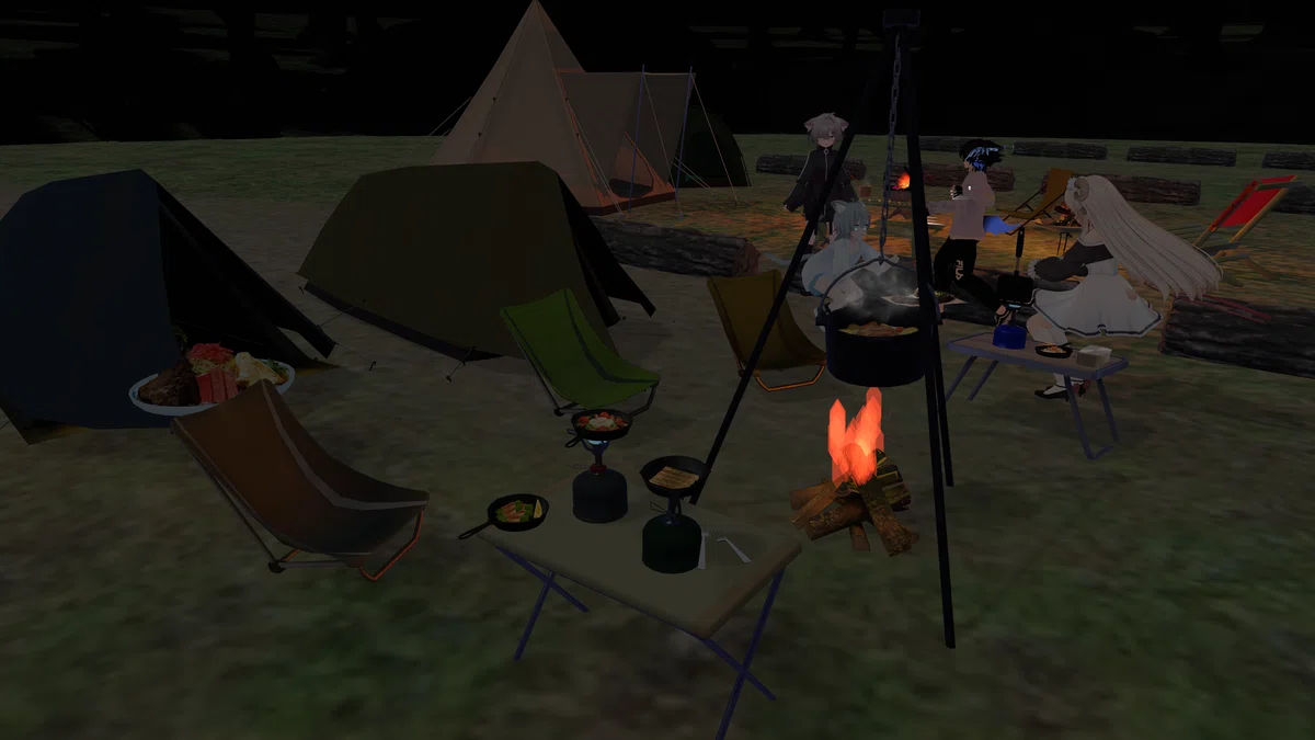 第32回Virtual Camp Night in VRChat｜お茶@VirtualCampers