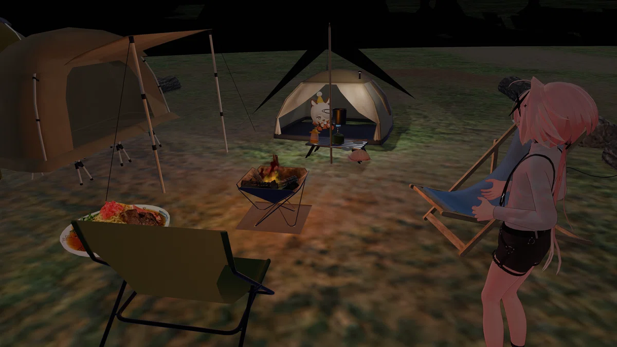 第32回Virtual Camp Night in VRChat｜お茶@VirtualCampers