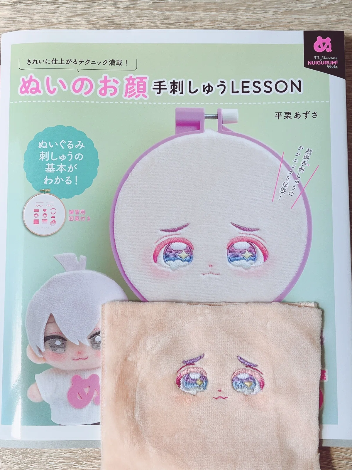 「ぬいのお顔 手刺しゅうLESSON」本のレビュー(推しぬいの目の刺繍練習)|SYG