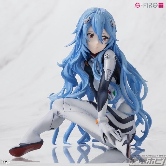 未開封／ヱヴァンゲリヲン新劇場版 綾波レイ ロングヘアVer. 1/7スケール シン・エヴァンゲリオン劇場版』ロングヘア姿の綾波レイが1/7スケール