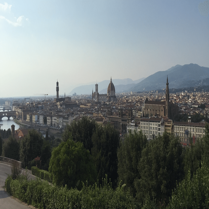 🇮🇹 フィレンツェ#3】ミケランジェロ広場は夕暮れがエモい！｜okamis