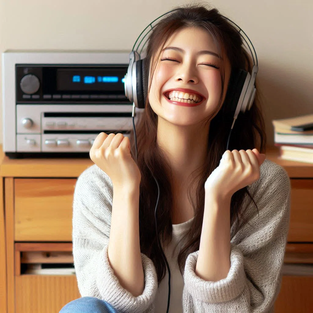 免疫力の低下を防ぐために、あえて元気が出る音楽をかけて気分を変えてみる