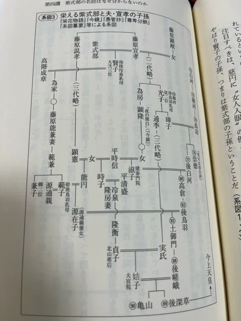女系図でみる驚きの日本史」に紫式部②｜yumiパンダ