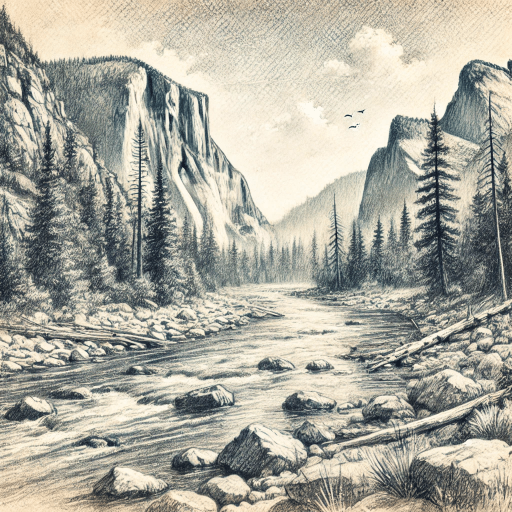 河のデッサンや鉛筆画のテクニックとコツ！｜中山眞治