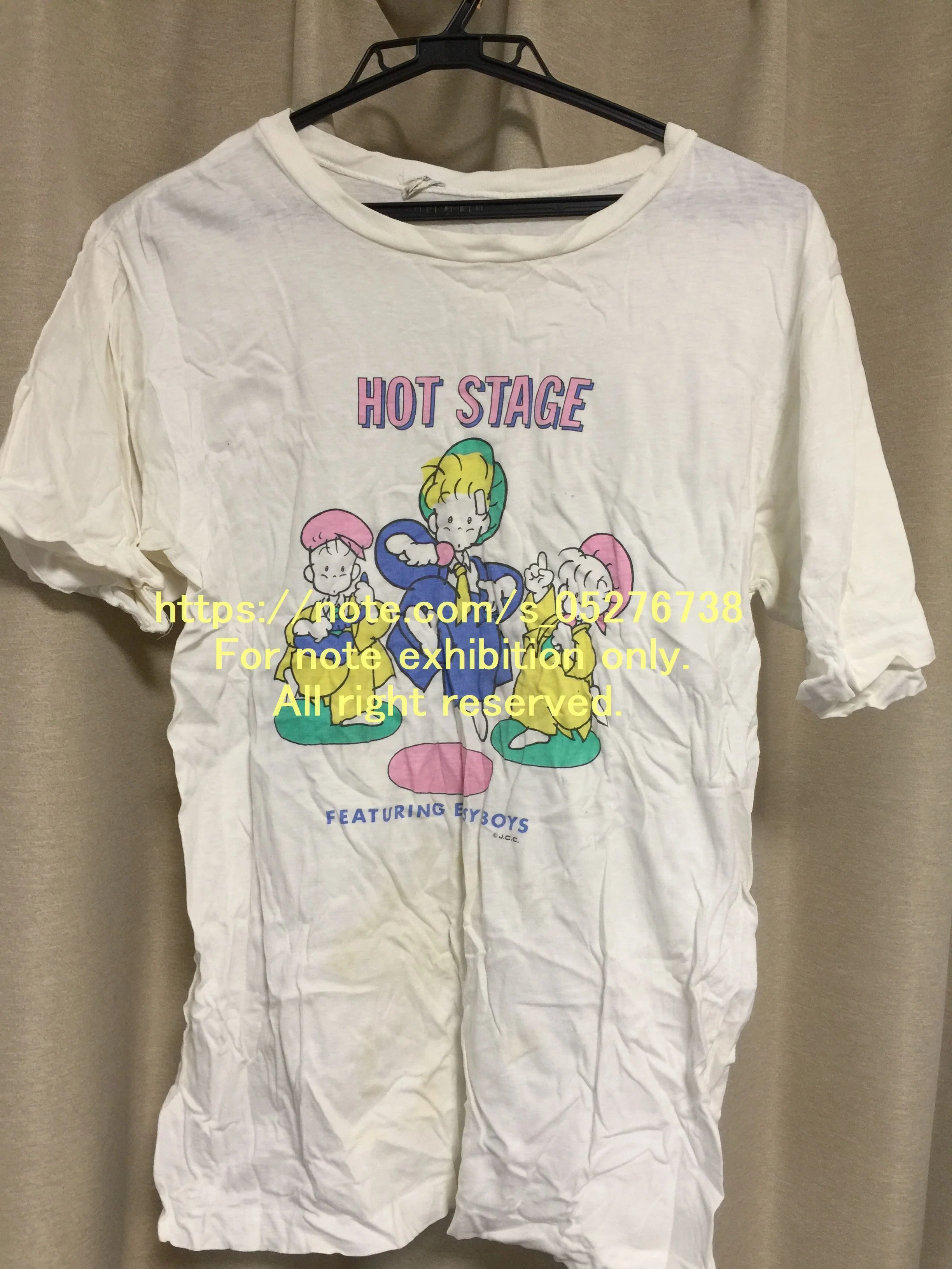 昭和のファンシーTシャツ「HOT STAGE FEATURING EASY BOYS」編｜s_0527