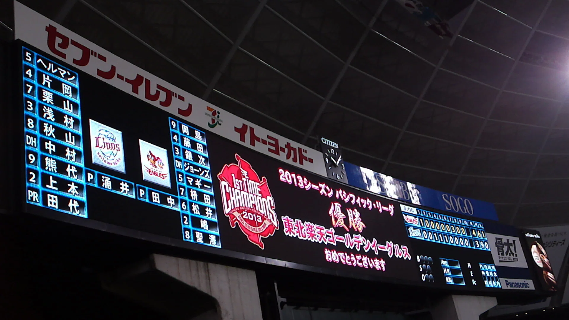 2013年 東北楽天ゴールデンイーグルス(優勝・日本一)｜どいがき