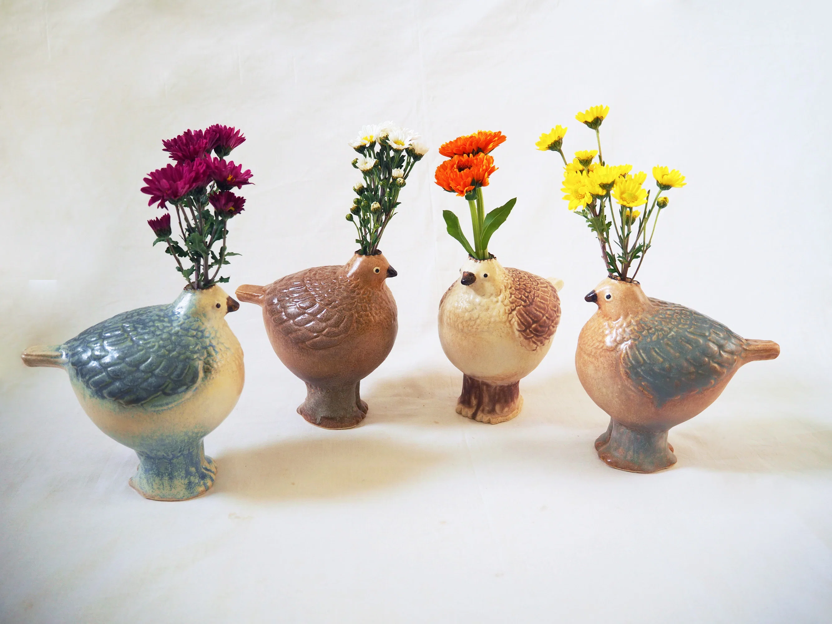鳥の花器Yoko Pottery 西田洋子さん　花瓶 陶芸家Yokoの自己紹介 2026.2更新｜西田洋子