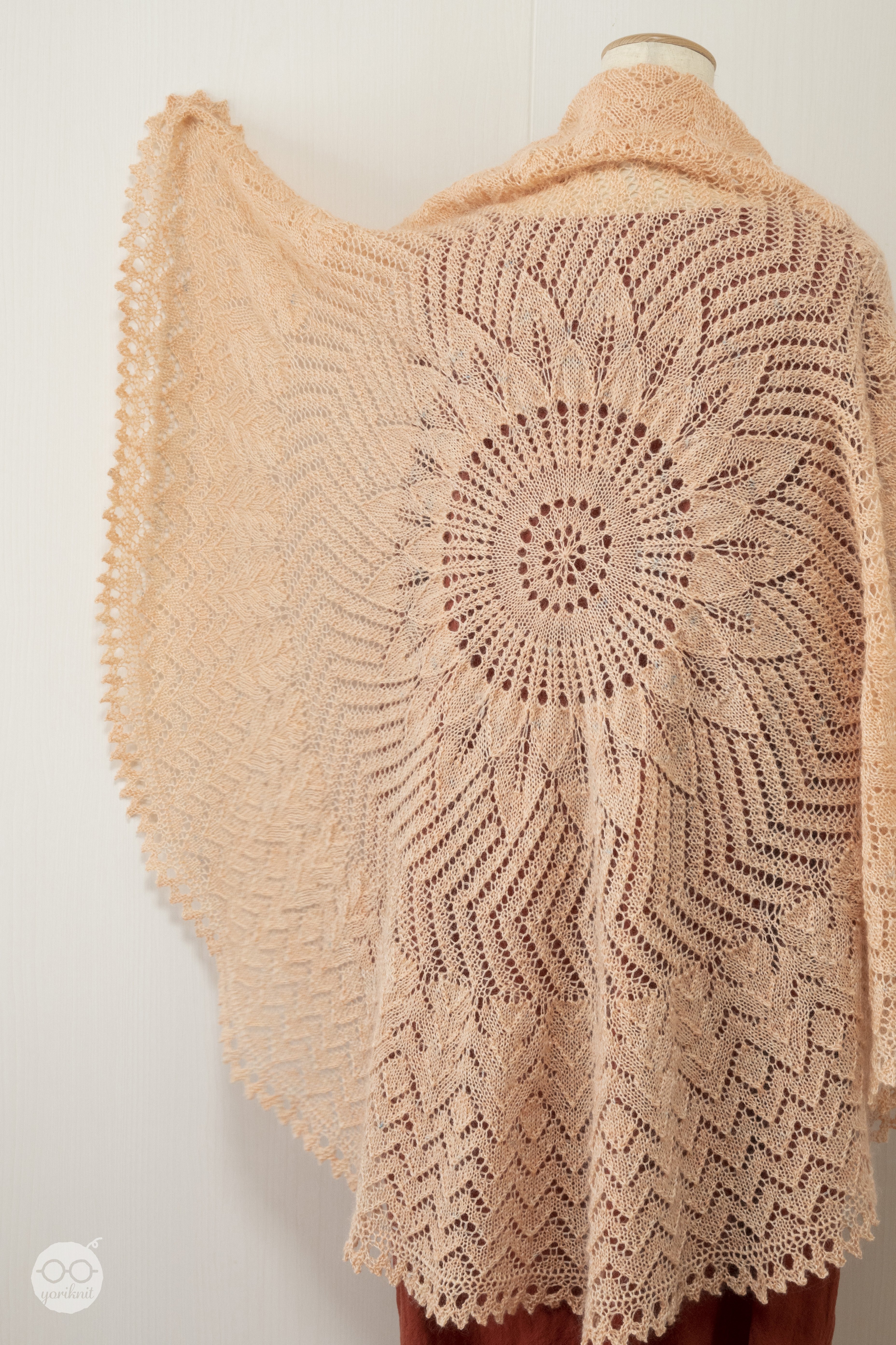 華麗 kal 真夏のレースショール 2024。 準備編｜yoriknit ｜ ストール・ショール