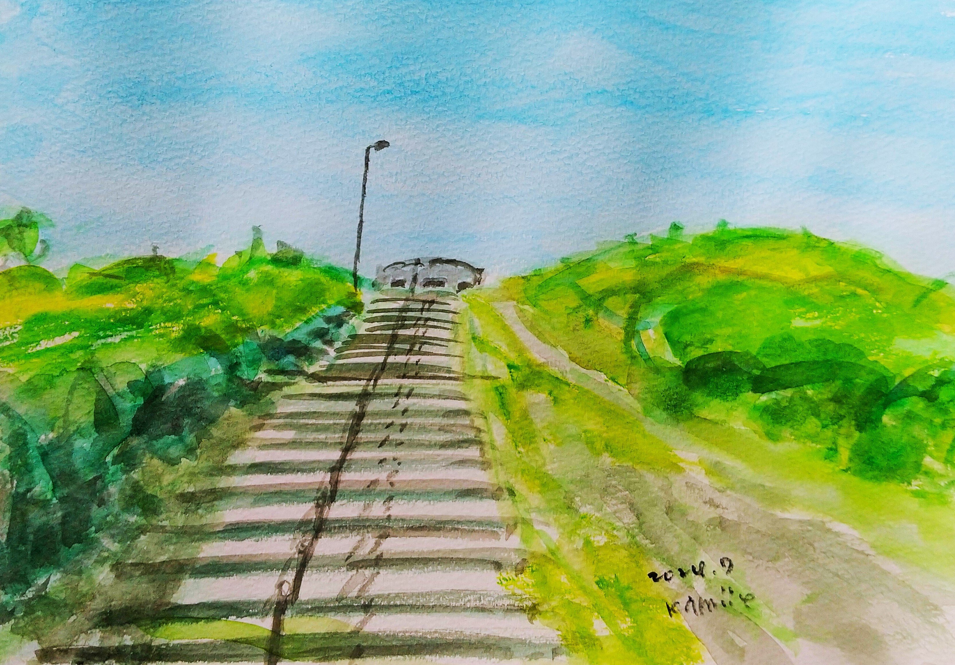 水彩画(港)№186 水彩画(港)№186