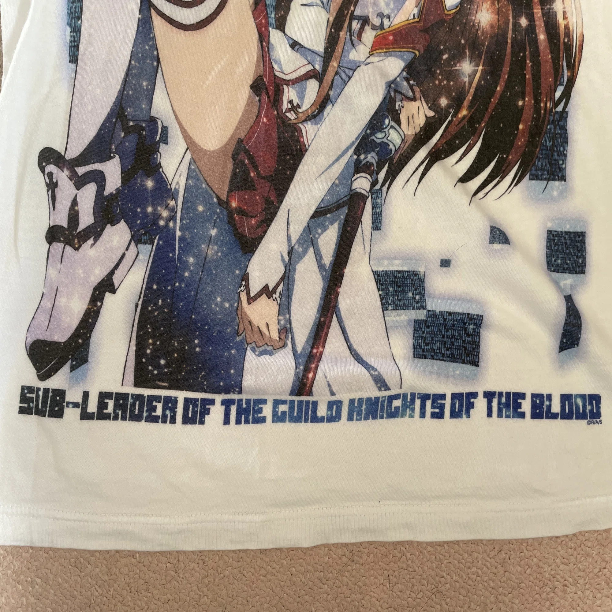 ソードアート・オンライン」アスナのフルカラーTシャツ｜s_0527 