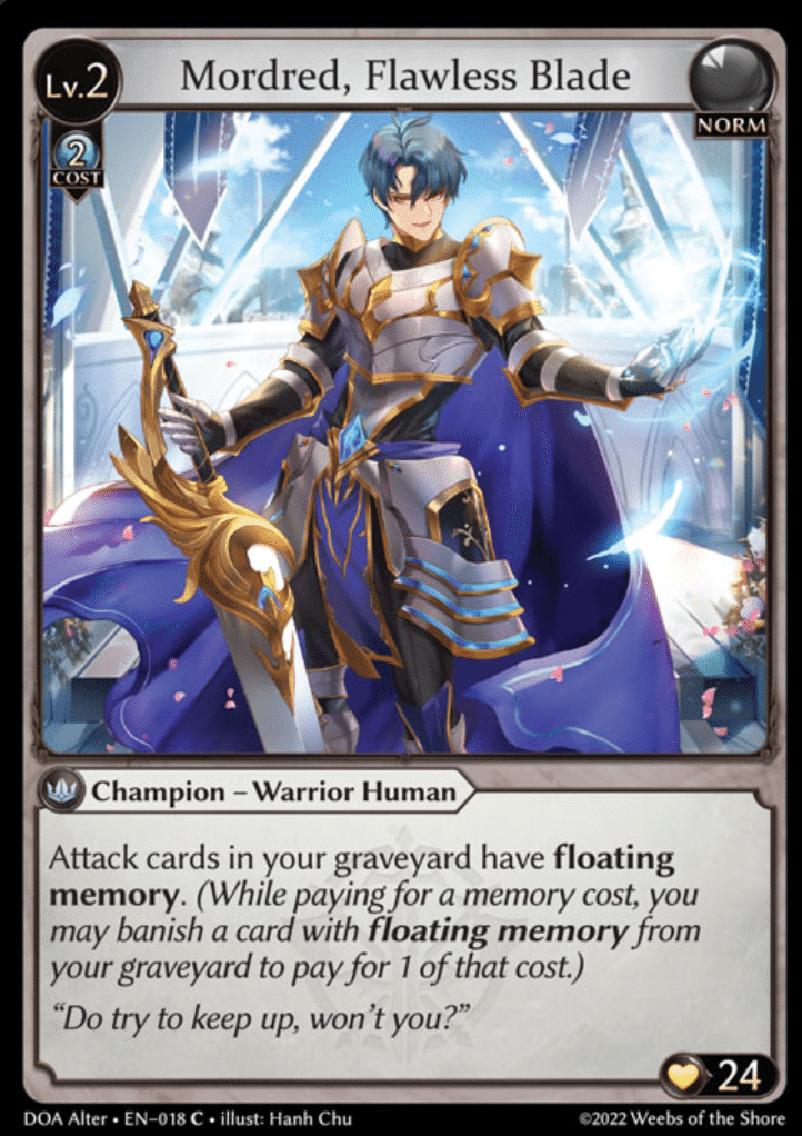 Starting Out: Grand Archive TCG Vol. 18 - Mordredについて｜るい