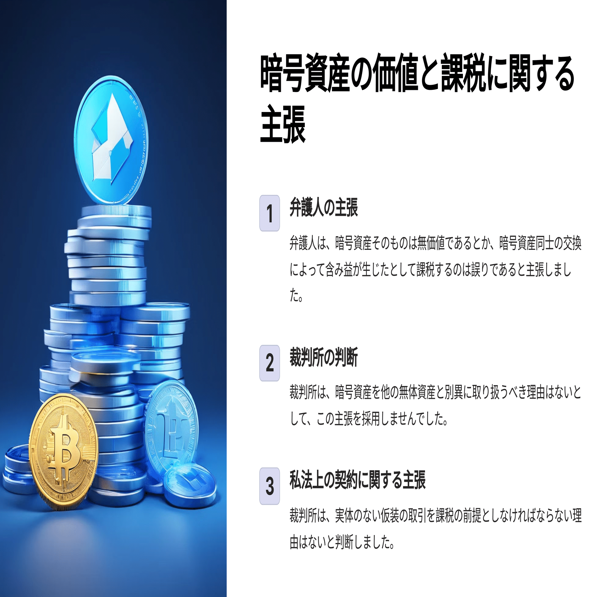 暗号資産取引に係る雑所得を除外する脱税 スキームを用いて所得税を免れたとして有罪となった事件（暗号資産の税金・所得税関係：東京地裁令和６年６月３日判決）｜泉絢也・藤本剛平