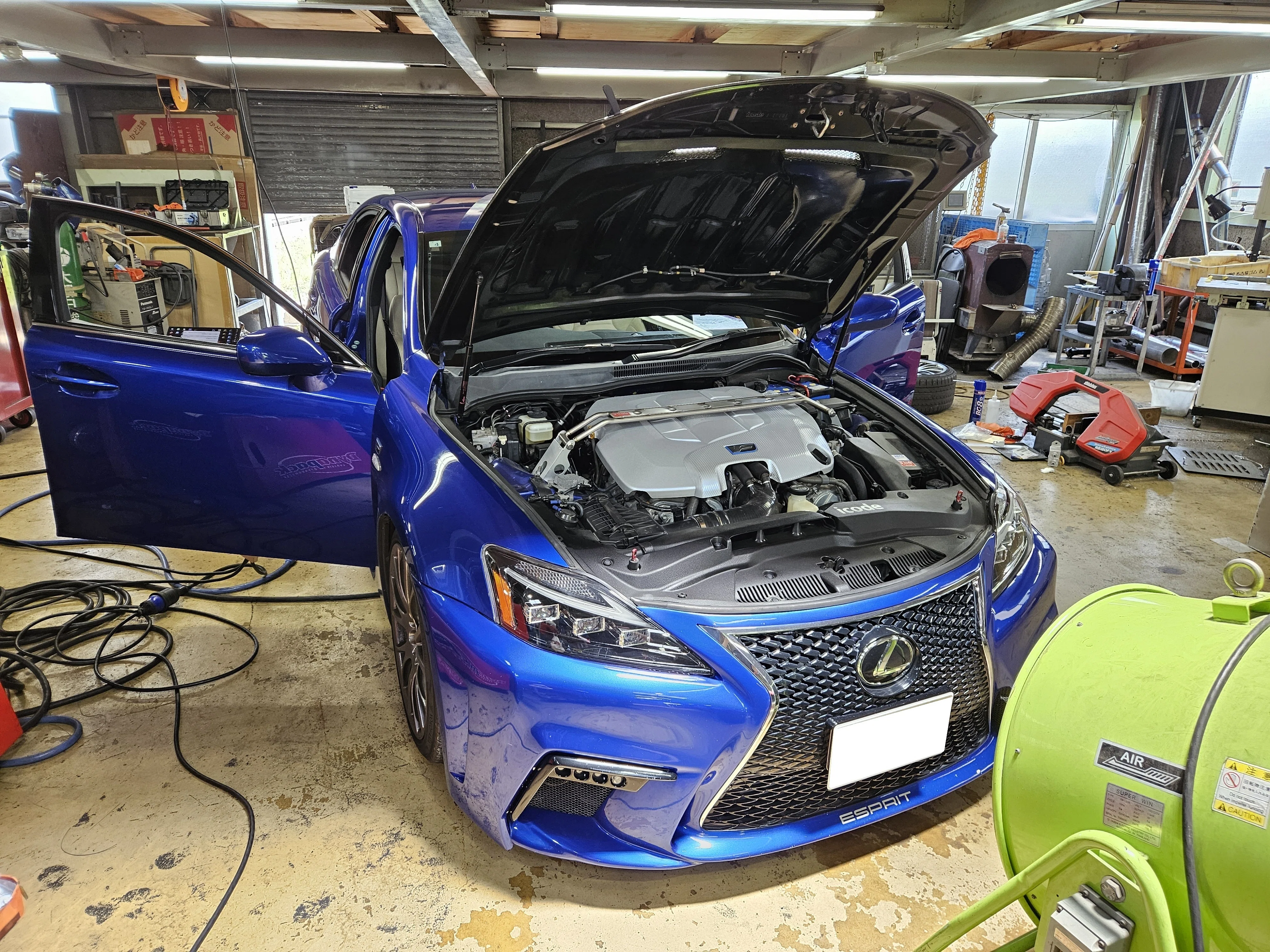 The USE20 Lexus IS-F, popular as a base for tuning due to its