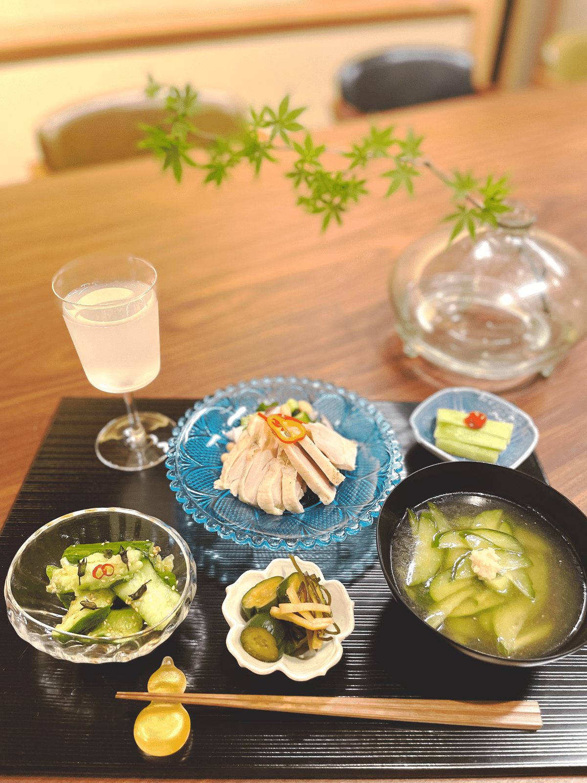 文字でおさらい「たたききゅうりのピリ辛甘酢」｜大原千鶴 / 料理研究家