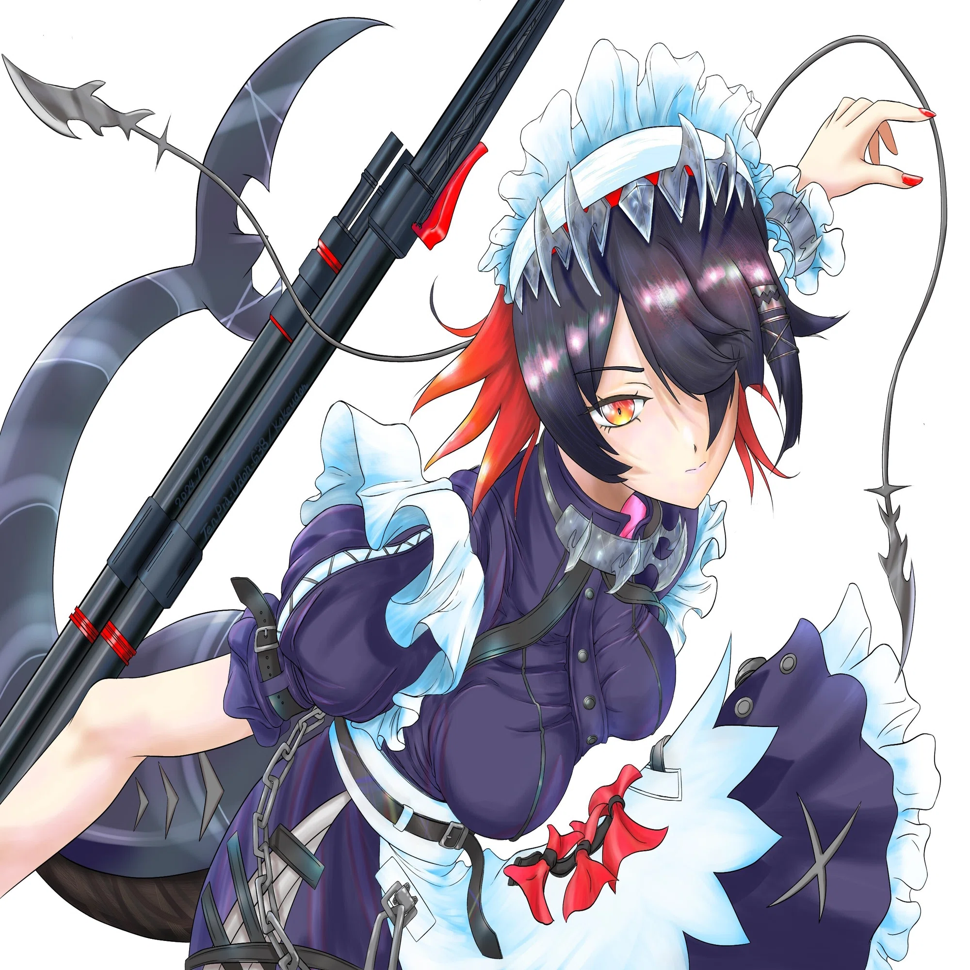 エレンジョー 武器 イラスト 彩色見本 エレン・ジョーを作る ガレージ 