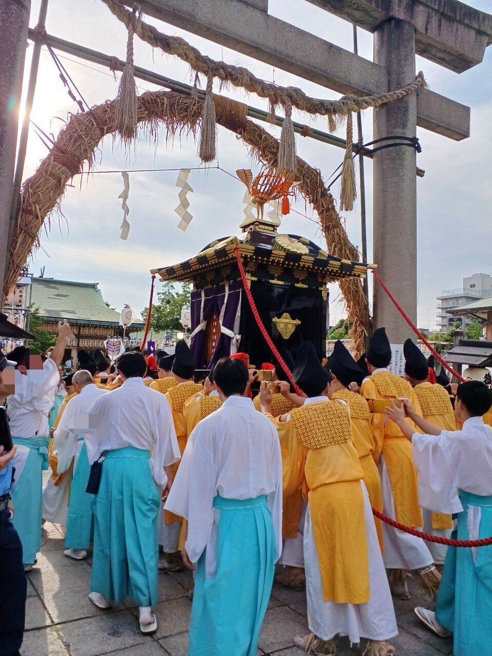 生國魂神社の夏祭り『御鳳輦』渡御列 - まち遊び寺社巡り古墳歩き