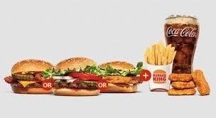 アメリカ5ドルミールセット② 〰 バーガーキング｜月パイン