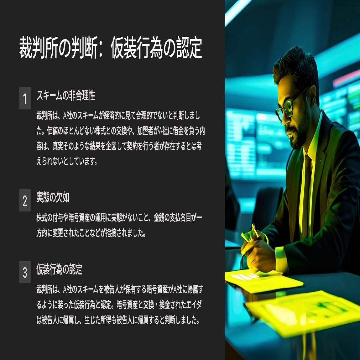 暗号資産の雑所得を秘匿し、所得税を脱税していたとして有罪となった事件（暗号資産の税金・所得税関係）（東京地裁令和６年３月２１日判決）｜泉絢也・藤本剛平