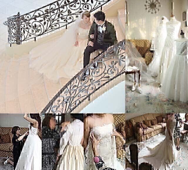 ヴィンテージ風で19世紀バッスル時代を連想させるアンティーク