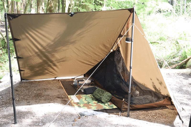 キャンプ道具 『折り紙タープシミュレータ』 ～家の中でも楽しめます