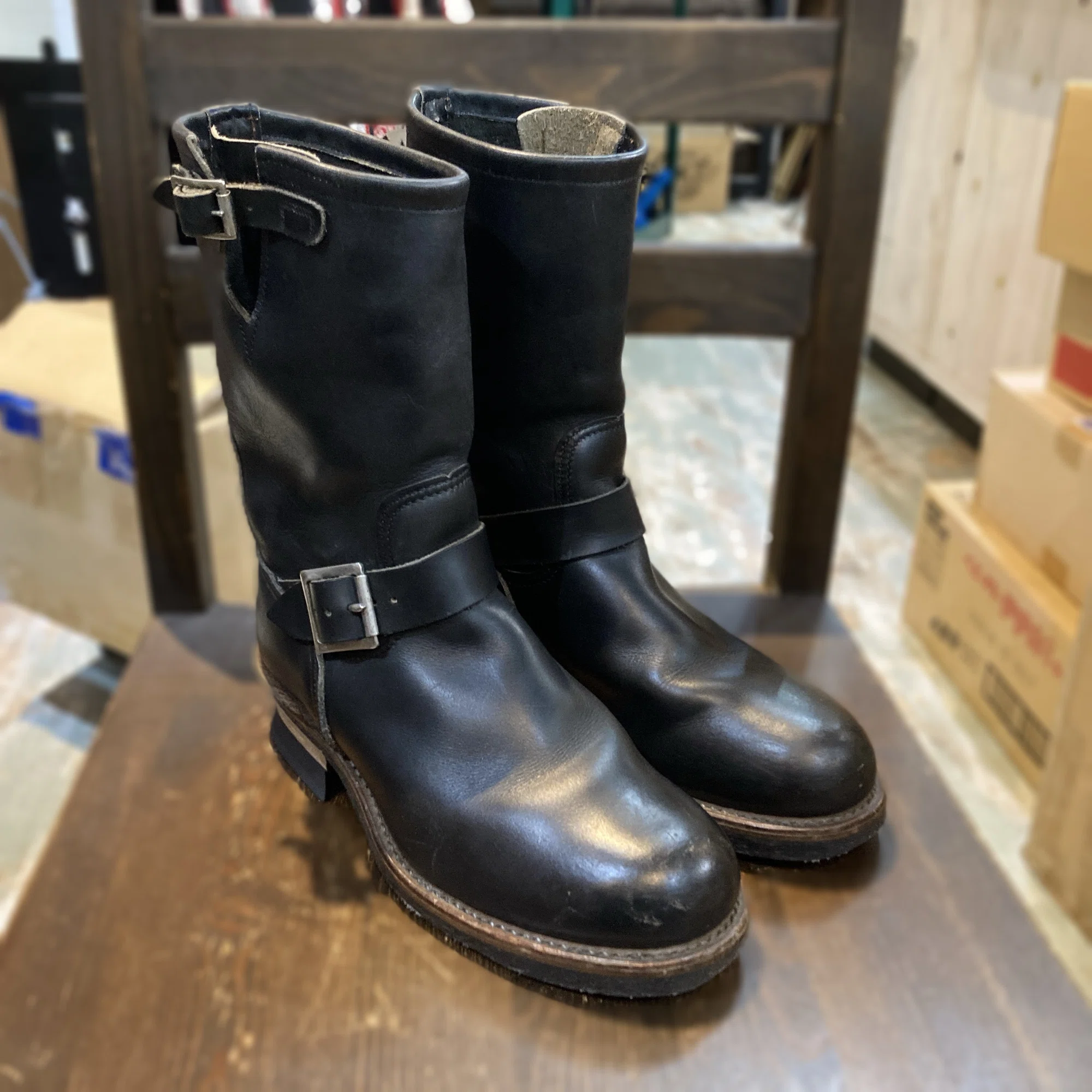 トップリフト交換】Red Wing #2268 Engineer Bootsのヒール交換｜CREA 