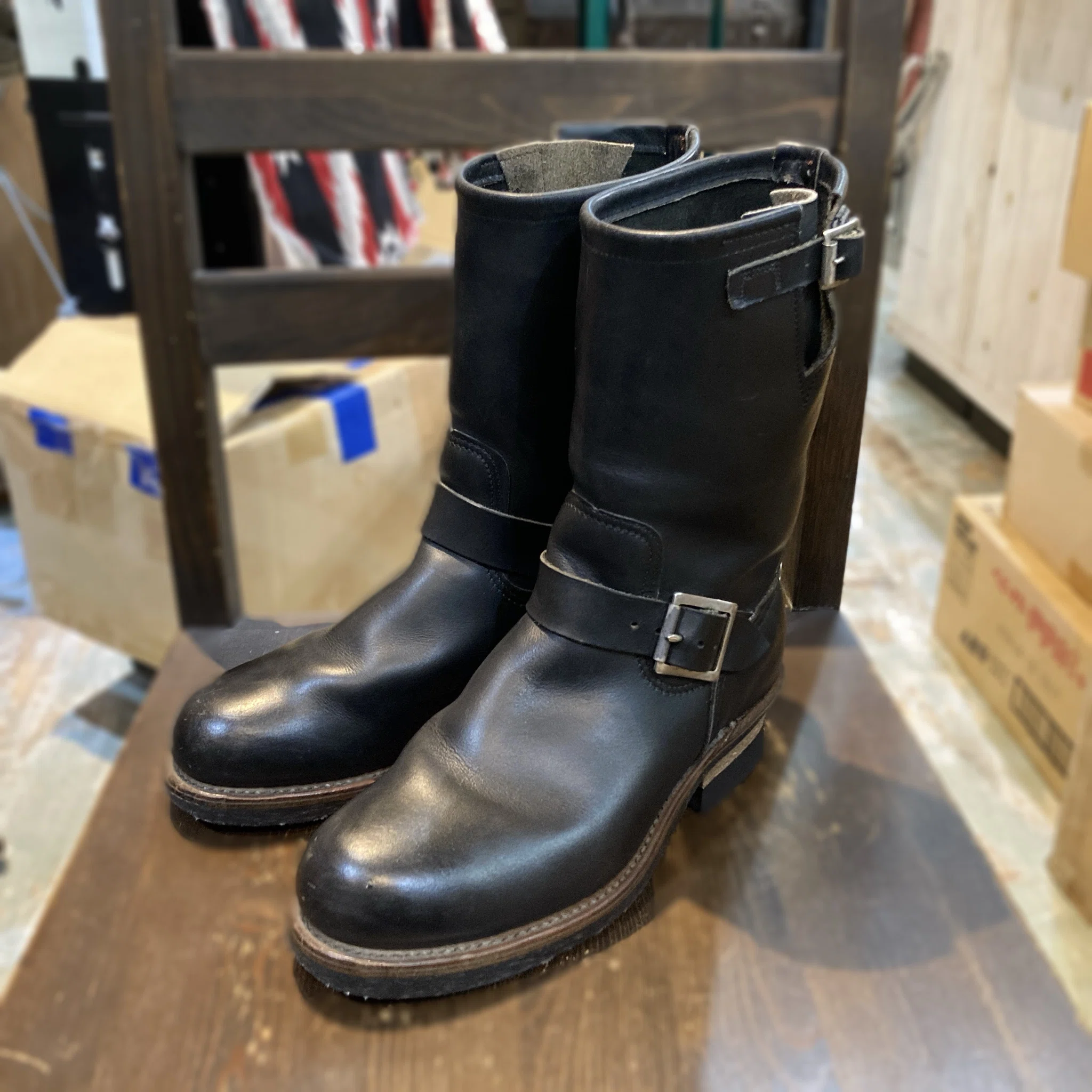 トップリフト交換】Red Wing #2268 Engineer Bootsのヒール交換｜CREA