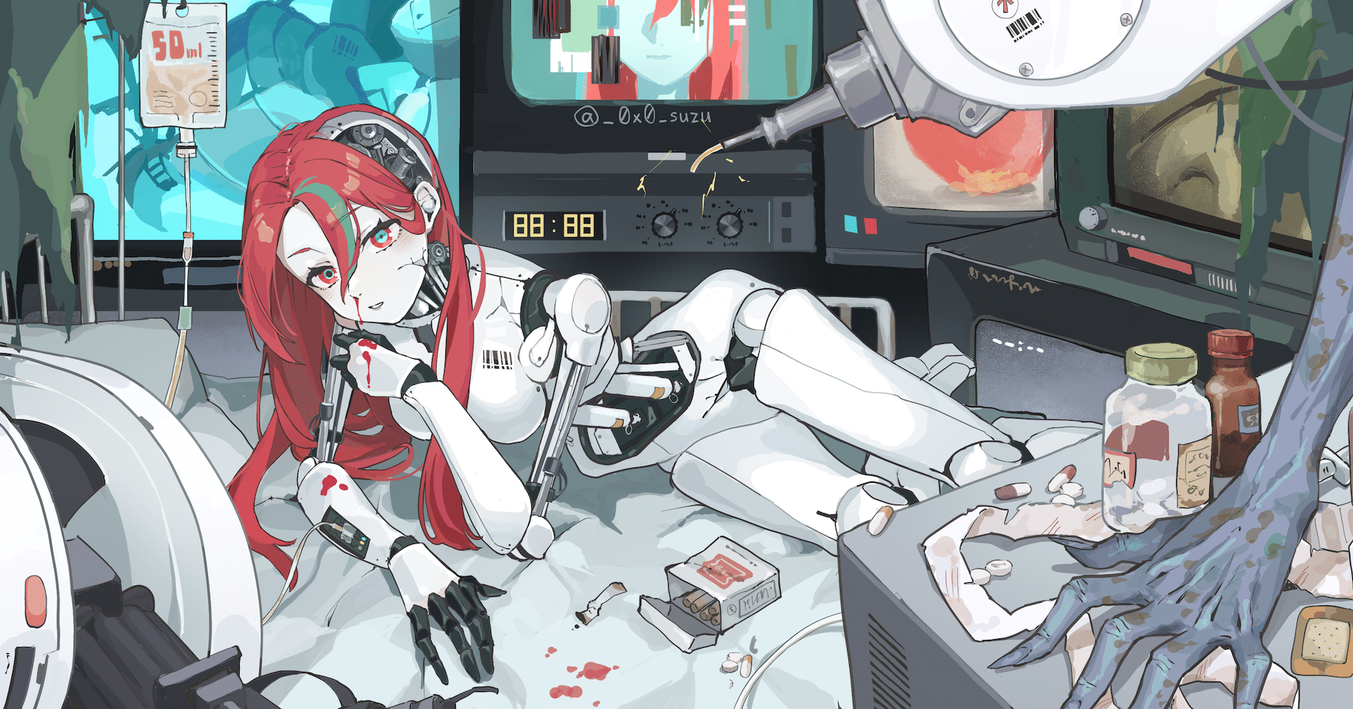 二次元 少女 注射