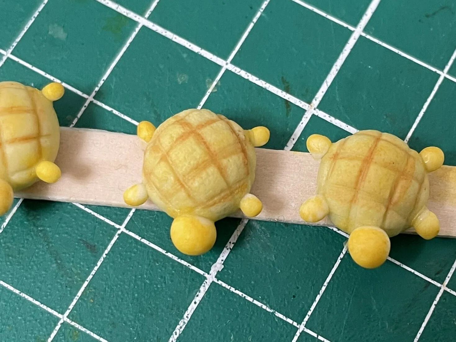 ミニチュア】カメパン作成🐢｜goriy66