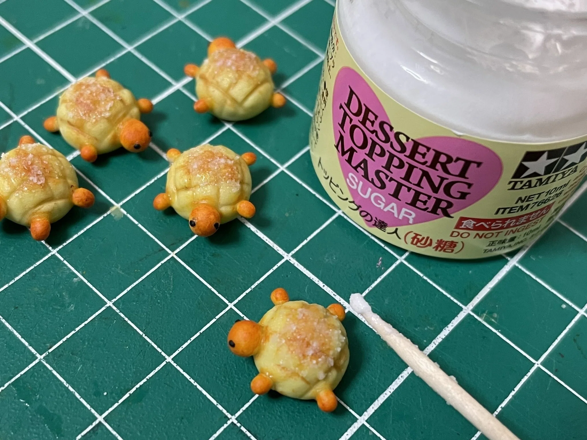 ミニチュア】カメパン作成🐢｜goriy66