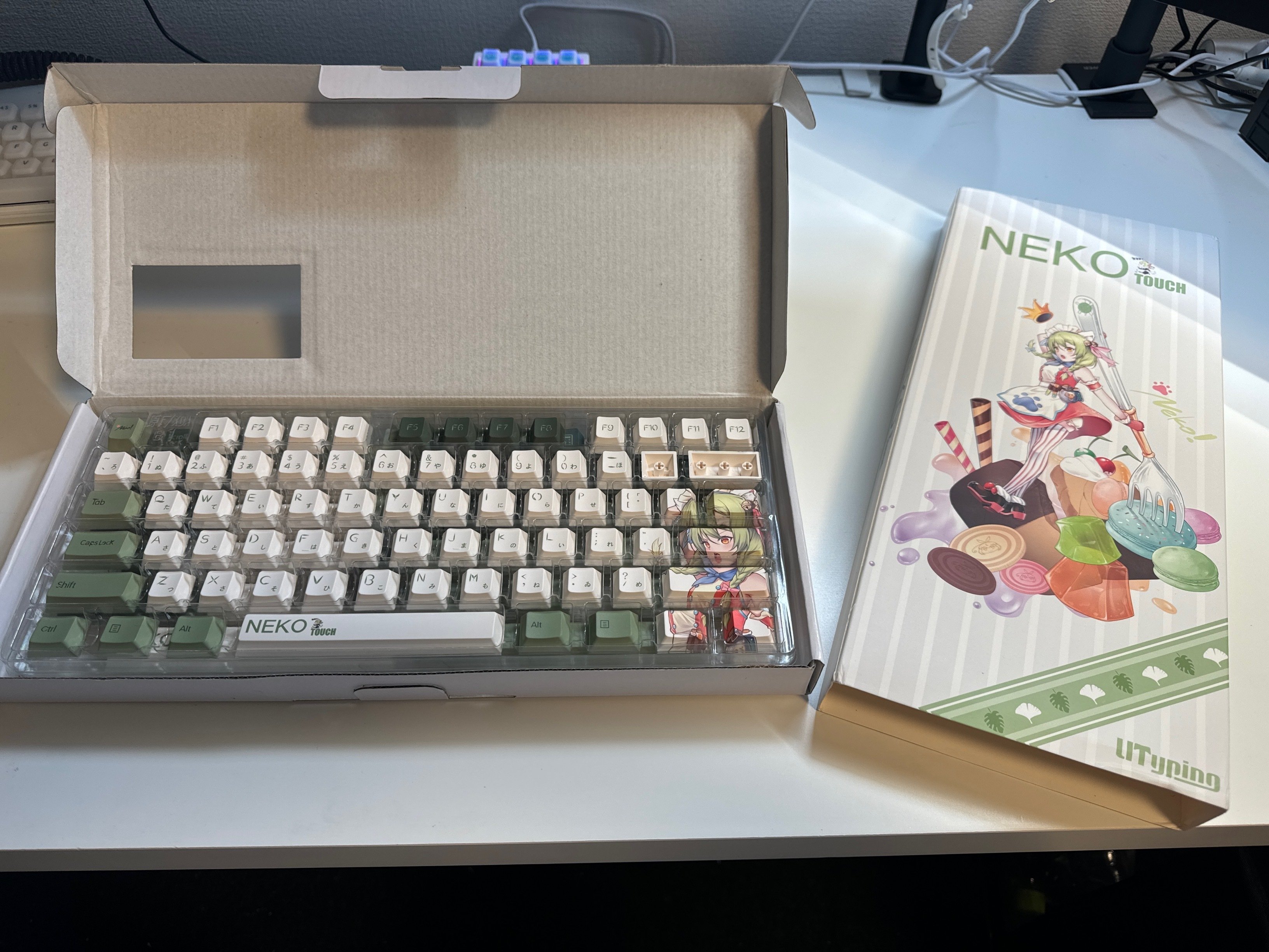 レビュー】Utyping Neko Touch Keycaps Set｜たしなみ。